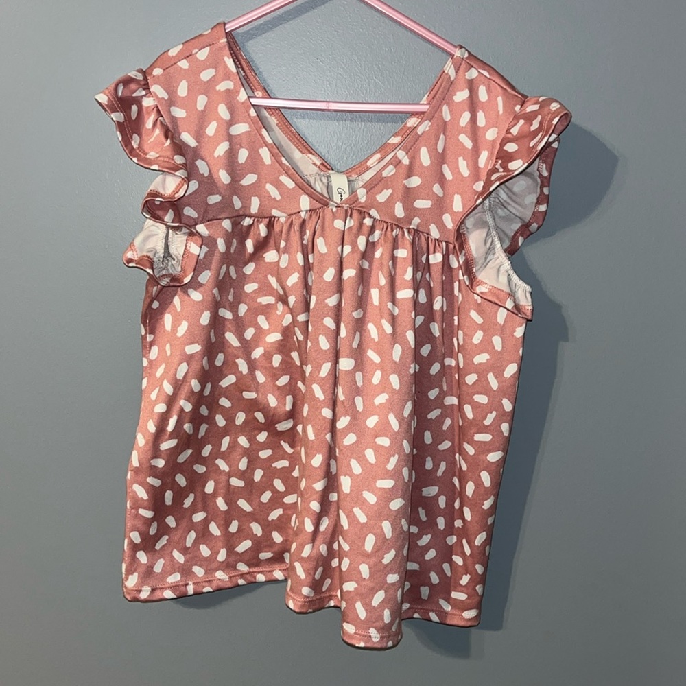 Youth Girls Good Girl Flutter Top